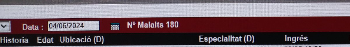 04/06/2024
180 pacients a Urgències de l'Hospital del Mar 
39 superen les 24 hores 
El més antic supera les 115 hores 
<a href="/salutcat/">Salut</a>