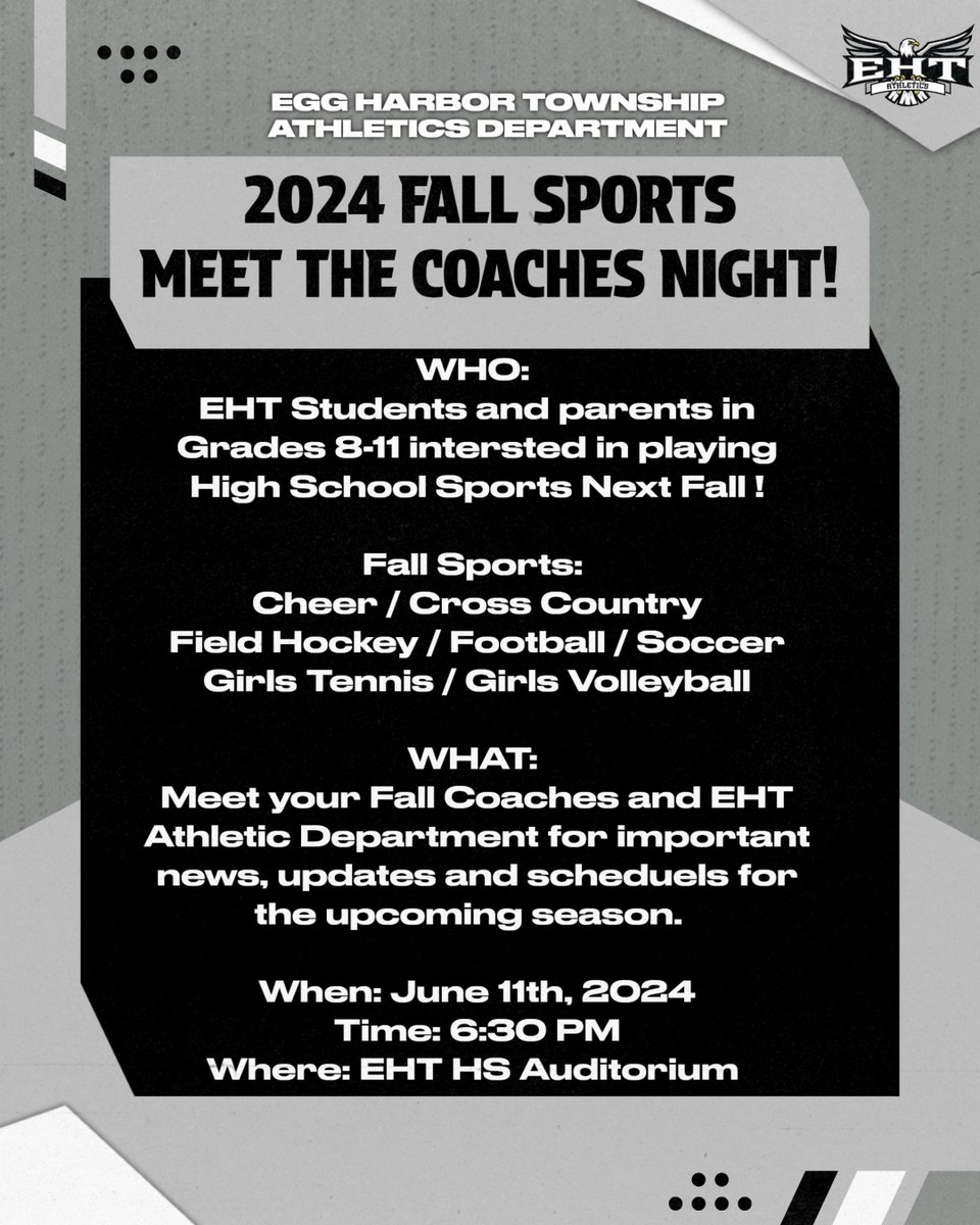 EHT ATHLETICS tweet media