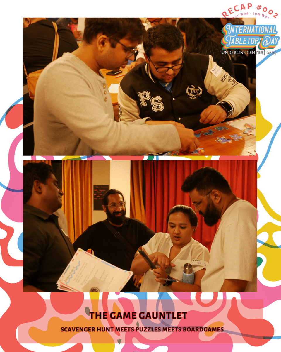 Here's some snapshots of the weekend that was International Tabletop Day with us @ Underline!