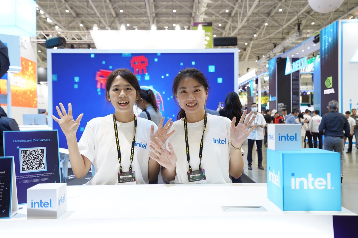 #Intel Booth at #Computex2024!

Find us at 4F, TaiNEX 1
