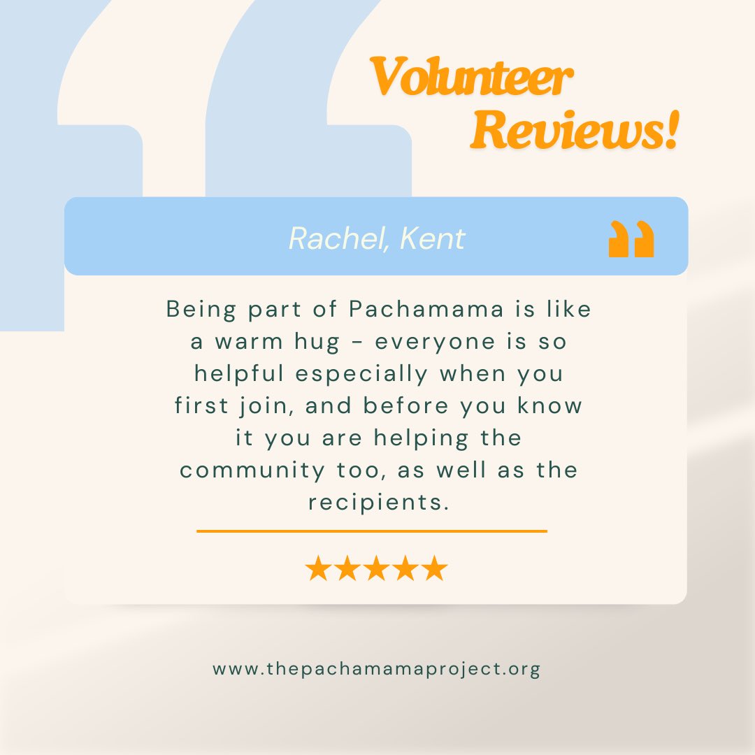 ThePachaProject's tweet image. It’s #VolunteerWeek so we’ll be sharing some testimonials from our incredible volunteers who make reusable sanitary pads for vulnerable people. They are the life force of Pachamama. 

First up is from Rachel in Kent!

#TheBigHelpOut #sewforcharity #Volunteer #periodpoverty