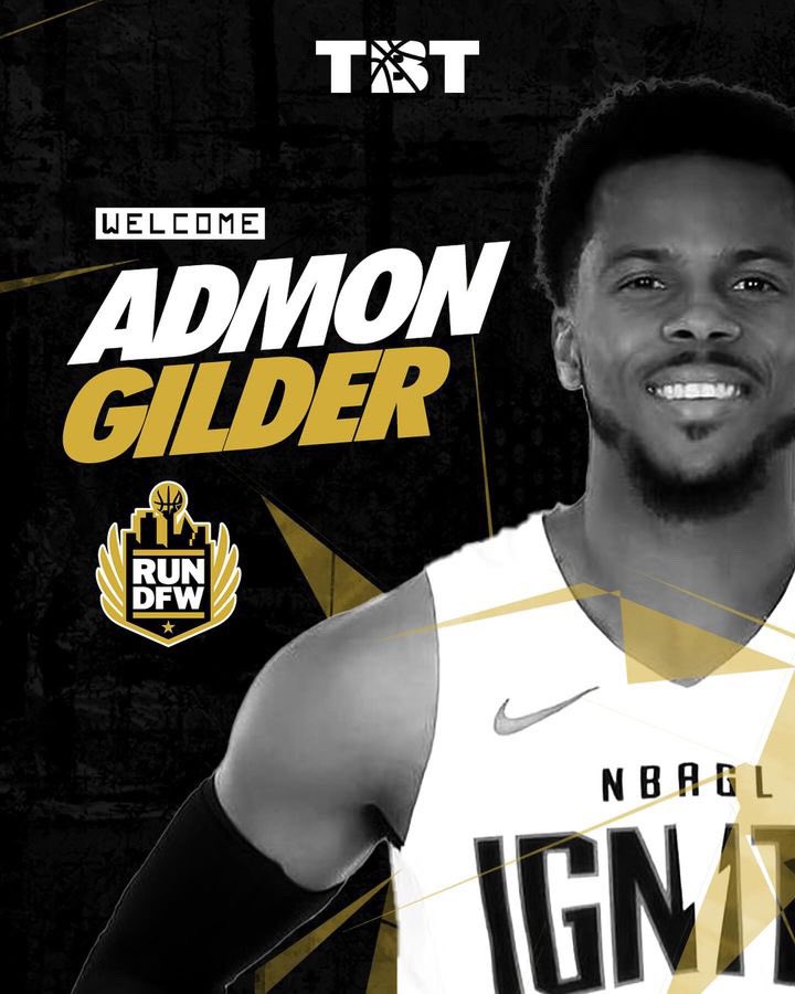 RunDFWTBT's tweet photo. Welcome @hph_lilmon to the Run DFW Family! 

Admon just finished his third professional season, recently playing for G-League Ignite. He is looking forward to his third year in the TBT! 

#RunDFW #TBT #Dallas #Texas https://t.co/q9Ey0nBUEh