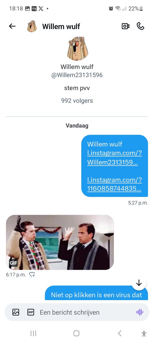 Sorrie mensen ik.kreeg een link in mijn pist bus waar ik niet op had moeten drukken. Het besmet direct al je volgers . Dus opgelet heb je deze link gekregen  niet op in gaan