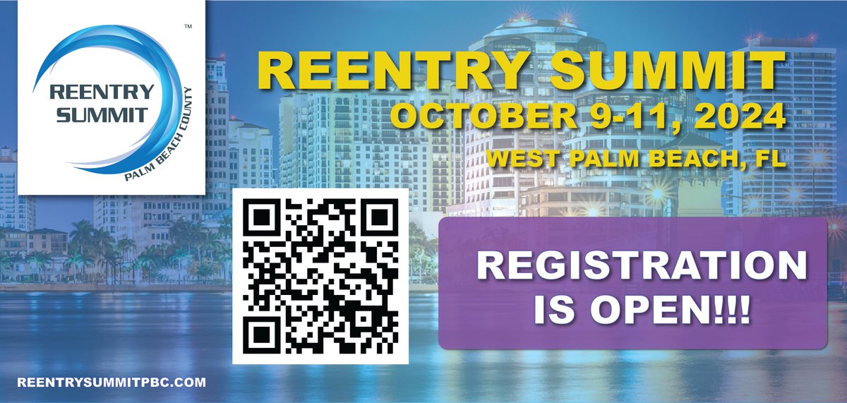 ReentrySummitPB's tweet photo. Registration for the 2024 Reentry Summit is officially open! Space is limited, so be sure to reserve your spot today --> https://t.co/nDWnua1rIf. https://t.co/4R5DfiZsup