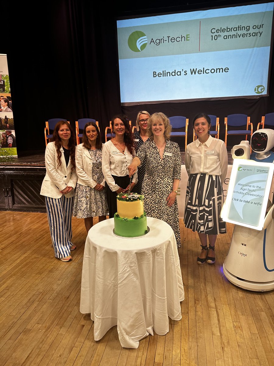 Well done  Belinda and the ⁦<a href="/Agri_Tech_E/">Agri-TechE</a>⁩ team on a thought provoking and successful tenth birthday celebration conference! #agritech-e10thbirthday