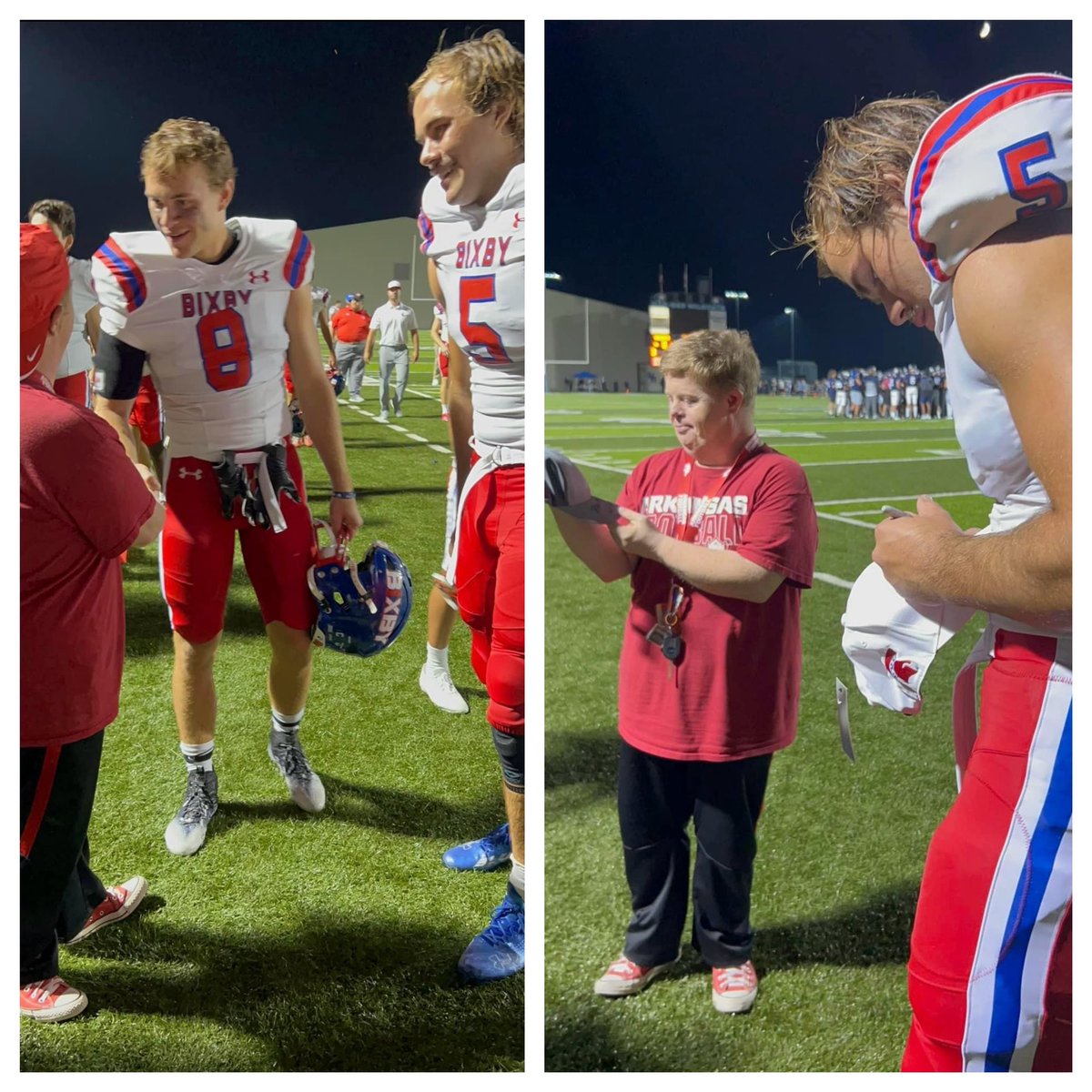 haszfive's tweet photo. HBD to Razorback Legend & Honorary Bixby Spartan @CanaanSandy ! 🎉🐗💙 #BixbyBuilt
#WPS #ThisIsTheGoodStuff https://t.co/m2CUvzSwQ5