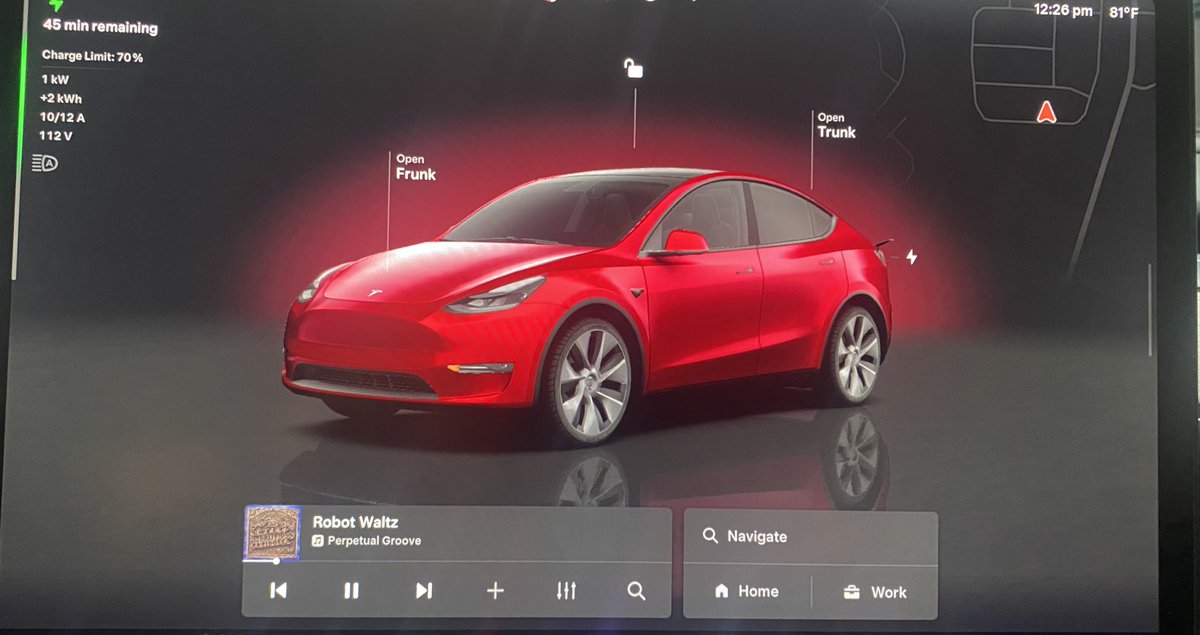 Callous_Carl's tweet photo. Sad to see FSD go, for now. Super excited that I received the spring update because of it! When your car updates like your phone 🤯!! https://t.co/rIcQRlCHuW
