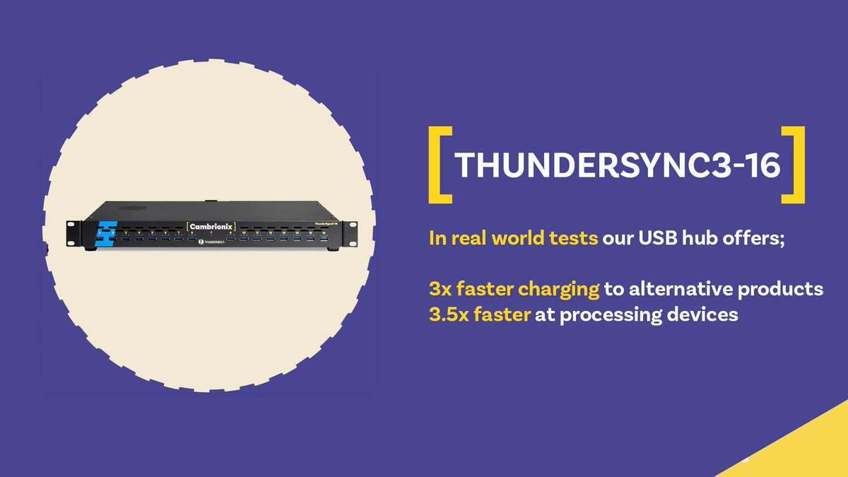 With the summer vacation beginning, now's the time to update and provision your iPad fleet for the class of '25. Check out our ThunderSync3-16 USB hub - guaranteed to make light work of your device provisioning; buff.ly/4c6jpba 

#teaching #education #learning #apple
