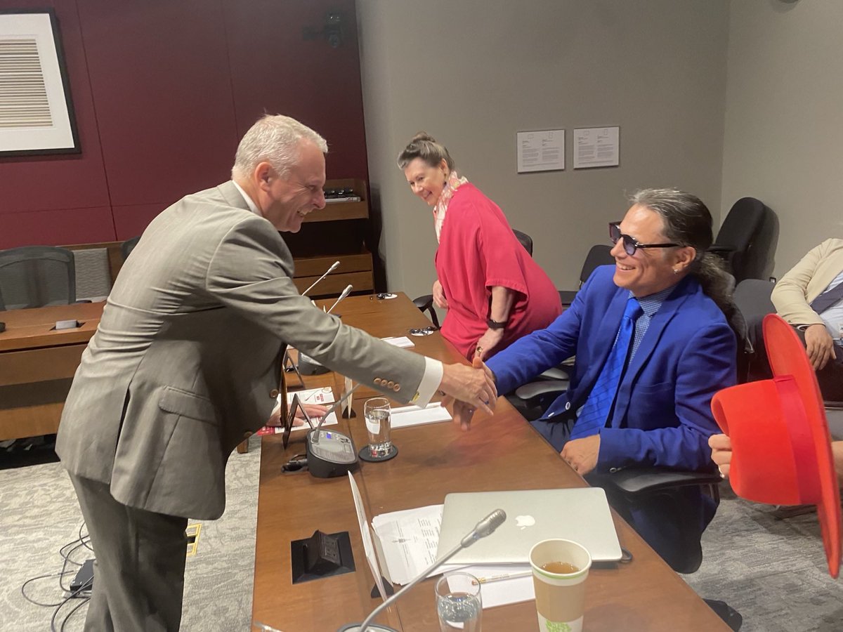WellsDavid's tweet photo. It was great hearing from colleagues today about the role of non-affiliated senators in the Senate. @SenateCA @senatorbrazeau #RPRD #nlpoli #cdnpoli https://t.co/Kp0A55nggr