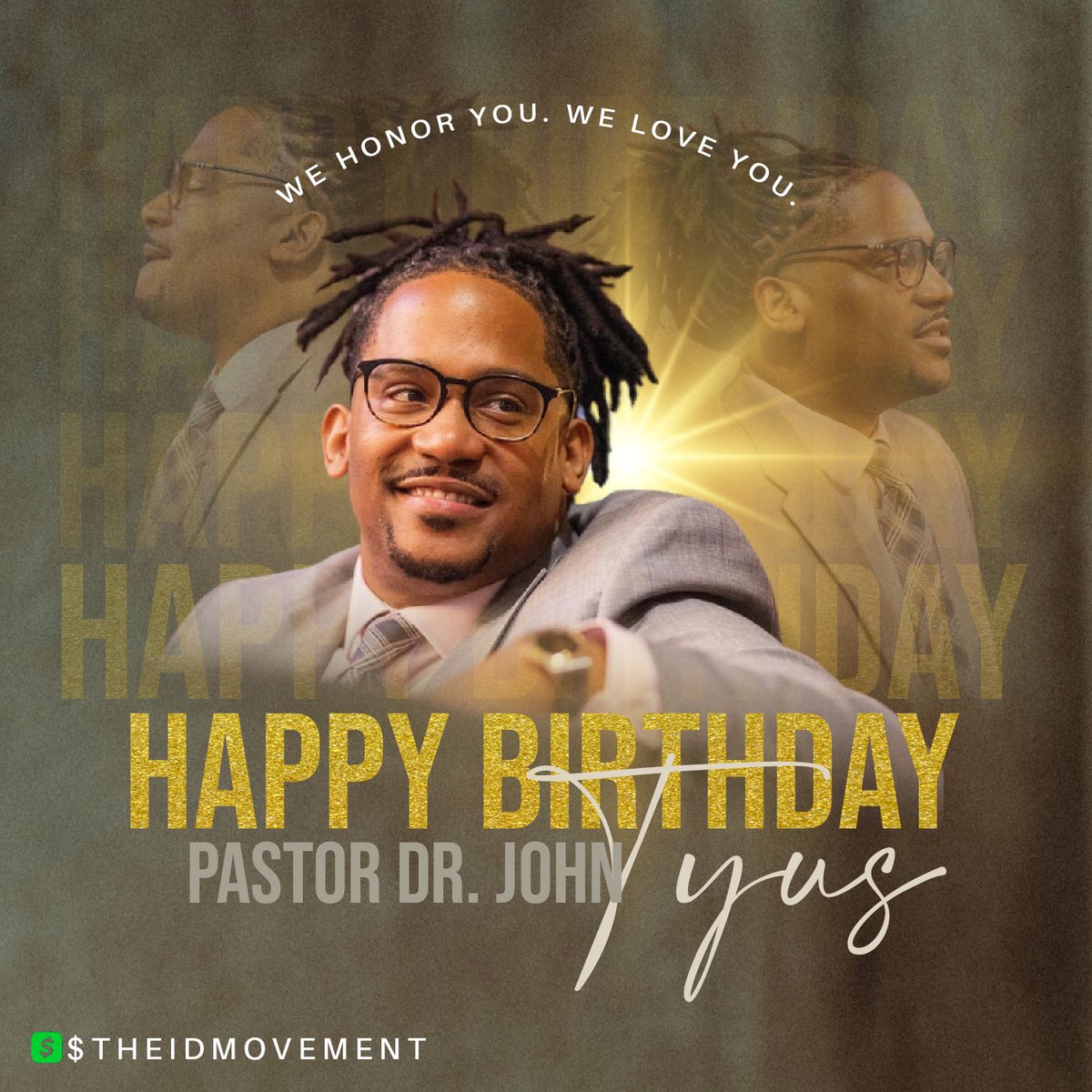🎂 Chapter 38! So honored to see another year! My goal and prayer this year is to honor God with my 38! I pray to serve my family, ministry and purpose! Thank you all for being a part of my story! #drjohntyus #theidmovement #wctjc #38