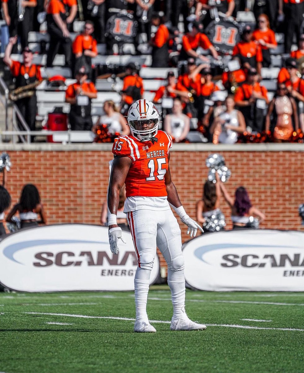 After a GREAT camp and talk with Coaches I am blessed to receive my first Division 1 offer from Mercer University💰 <a href="/MercerFootball/">Mercer Football</a> <a href="/CoachJones_25/">Fred Jones</a> <a href="/ShaedonMeadors/">Coach Meadors</a> <a href="/AJames_11/">Coach James</a> <a href="/mossfitness/">mossfitness</a> <a href="/LevelUpDBs/">Level Up DBs</a> <a href="/Coach_Lane8/">Brian Lane</a> <a href="/DeAndre_M24/">De'Andre Martin</a> <a href="/SC_DBGROUP/">SC DB's</a> <a href="/Coach_Chaffee/">Shawn Chaffee</a>