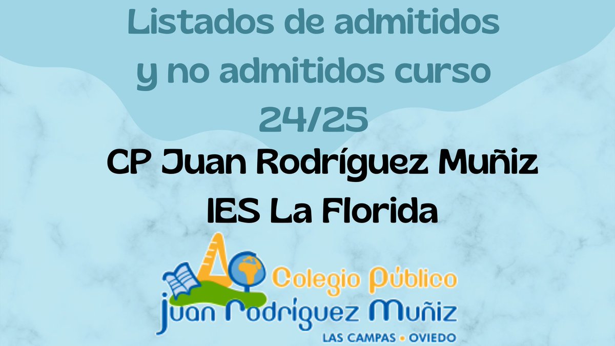 Colegio Público Juan Rodríguez Muñiz tweet media