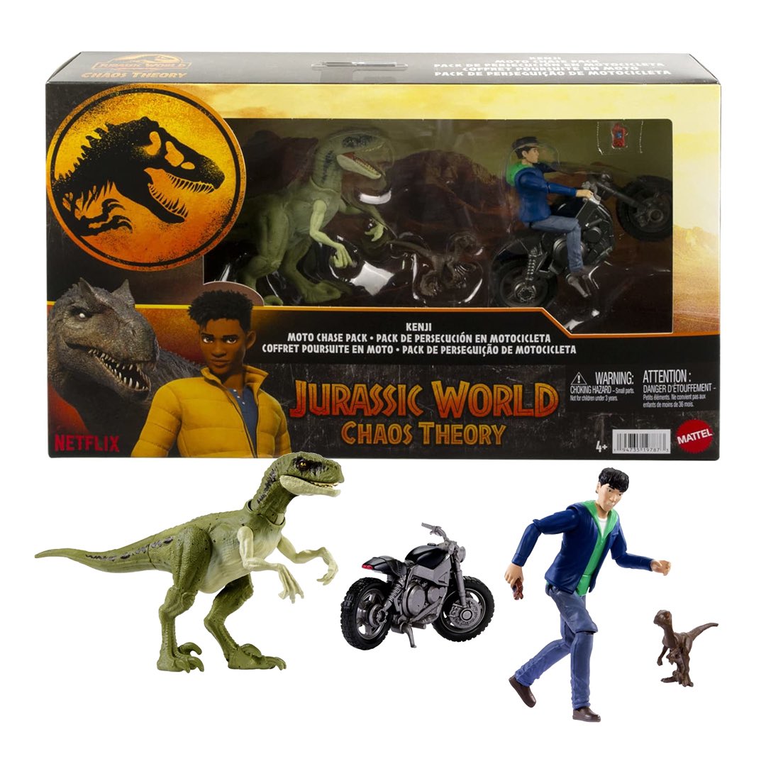 POP A WHEELIE, KENJI! Another Jurassic World Chaos Theory figure