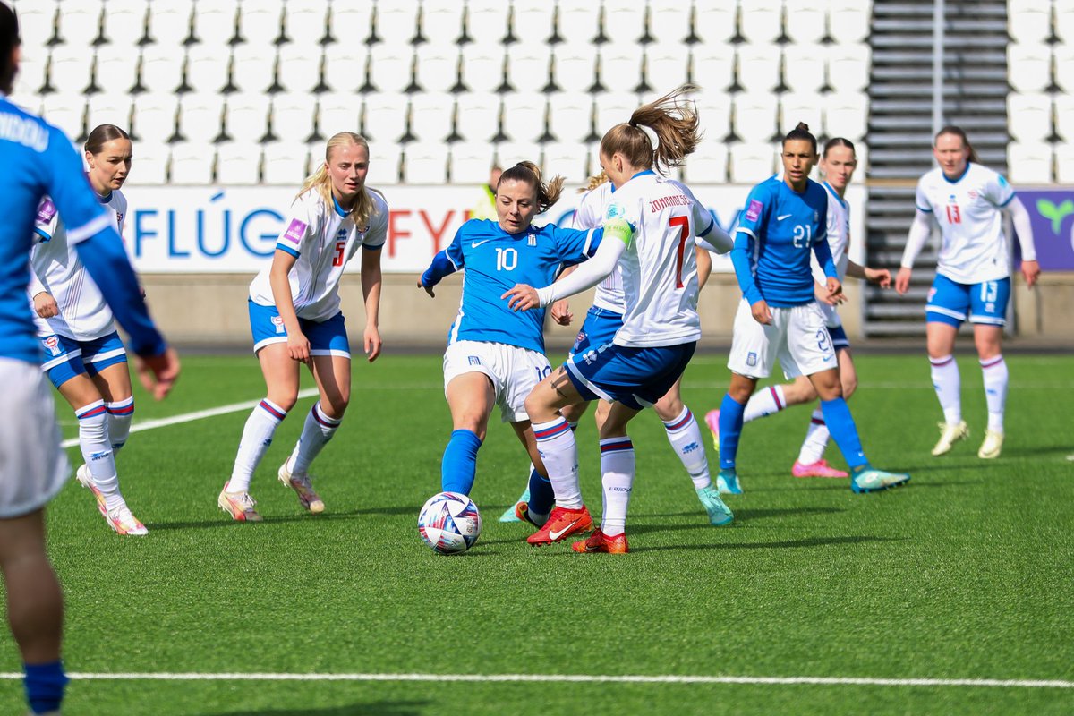 #HALFTIME 🇫🇴 - 🇬🇷 0-1 ⚽ 13' <a href="/veatriki_sarri/">Veatriki Sarri</a> #FROGRE #womens #nationalteam #European #Qualifiers