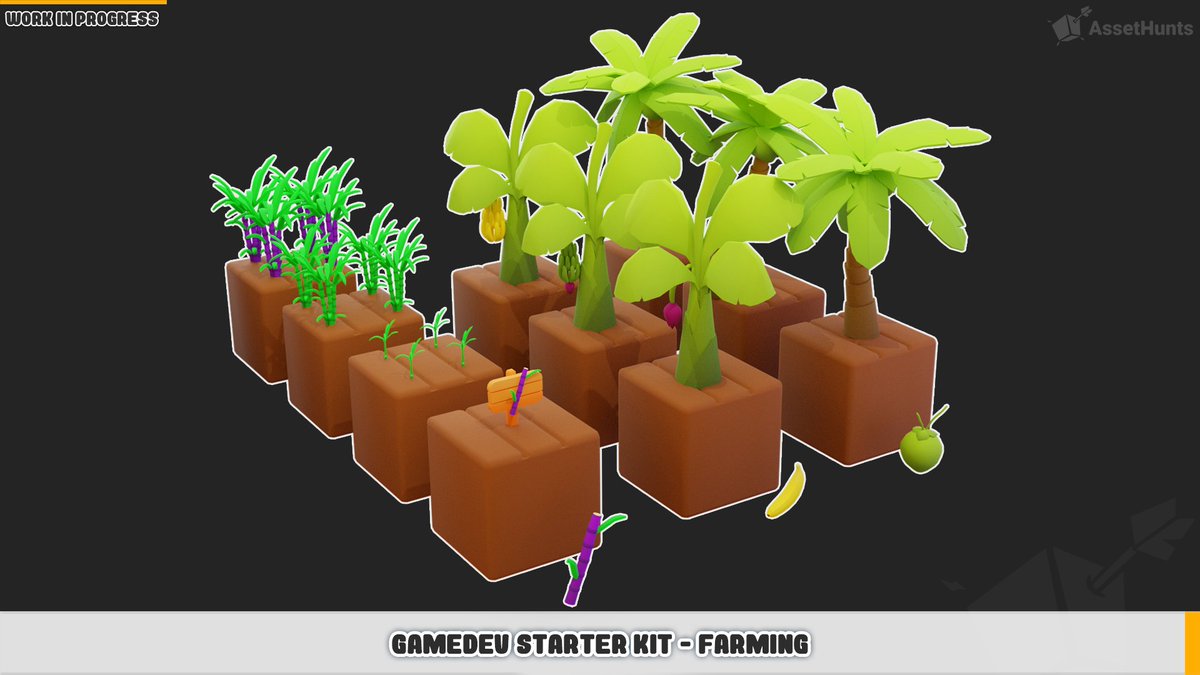AssetHunts's tweet photo. Our Farming Pack gets more updates... 🥥🍌 @🔔

🔗https://t.co/wSBDs7VmIJ

#GodotEngine #gamedevs #AssetHunts https://t.co/SXd1GSEWnZ