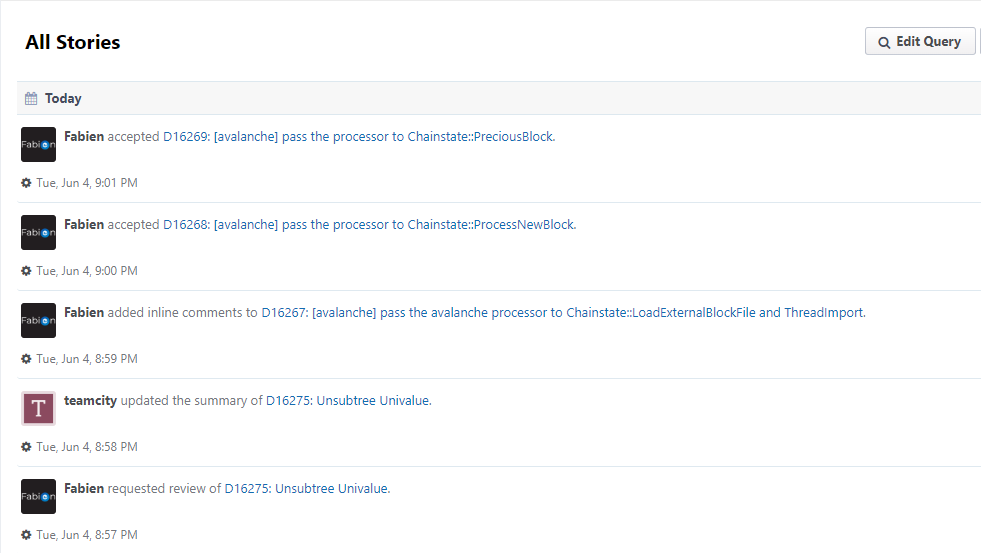 eCashInformer's tweet photo. New Avalanche diffs on the Phabricator! ⚡😎

https://t.co/uKpKAGOdQ9

#PreConsensus $XEC https://t.co/Din0euAIy0