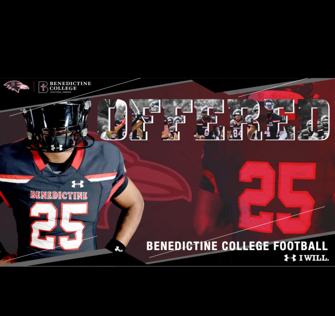 Vonte (@simmsvonte) on Twitter photo After a great conversation with <a href="/Coach_Bower_/">Isaac Bower</a> I am very blessed to announce that I have received my first offer from <a href="/RavenFootballBC/">Benedictine Football</a> !!!
<a href="/LHSIrishFB/">Northside Football</a> <a href="/BradHines17/">Brad Hines</a> <a href="/JoelOsborn_BC/">Joel Osborn</a> @CoachKoch_BC After a great conversation with <a href="/Coach_Bower_/">Isaac Bower</a> I am very blessed to announce that I have received my first offer from <a href="/RavenFootballBC/">Benedictine Football</a> !!!
<a href="/LHSIrishFB/">Northside Football</a> <a href="/BradHines17/">Brad Hines</a> <a href="/JoelOsborn_BC/">Joel Osborn</a> @CoachKoch_BC