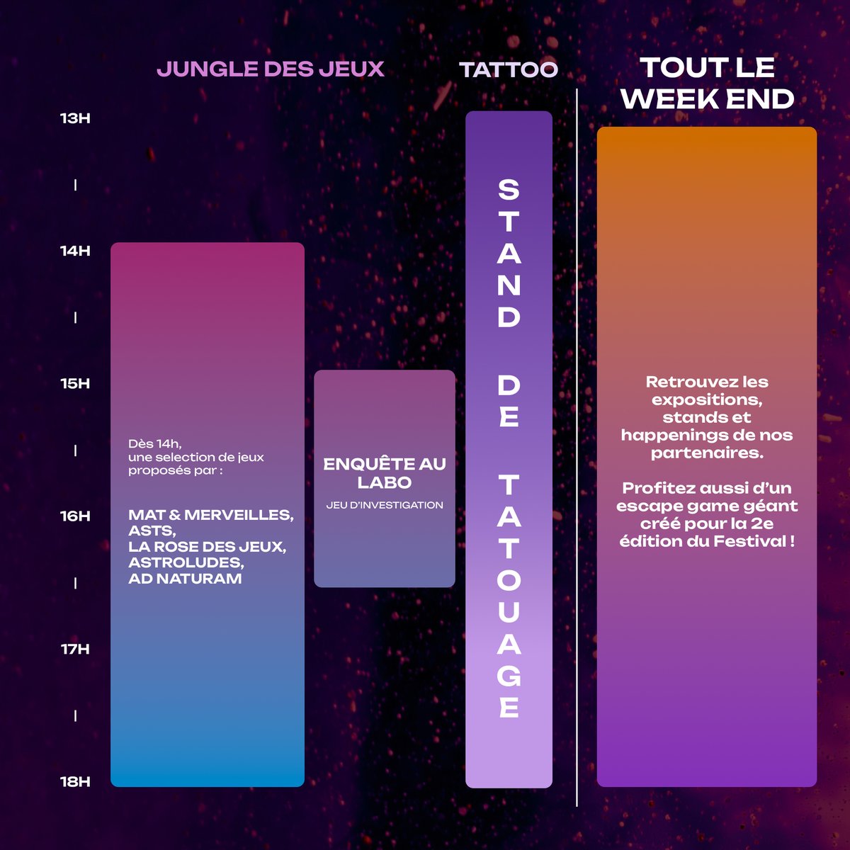 La programmation complète est disponible sur festivaldoublescience.fr !
✨🔬🧬🌱🪐🔭