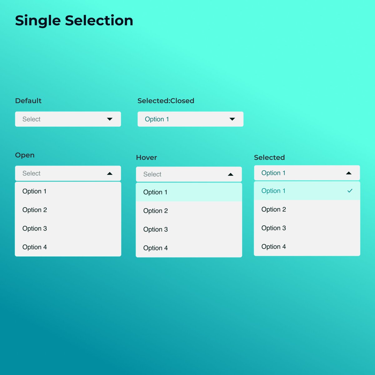 AdritaRoy_UX's tweet image. #DailyUI - 027 - Dropdown
Designed two types of dropdown UI component for single selection and multiple selection.
#UIComponent #UIElement #Dropdown #UIUX #Figma #Prototype #ProductDesign #DailyUI27