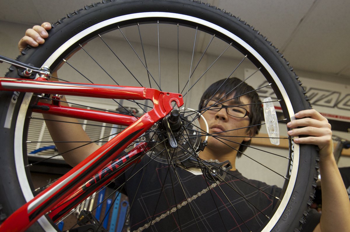 PBT is a credited high school elective that uses bicycle mechanics as a conduit to teach Common CORE and STEM elements to students.

For more information about PBT, visit ProjectBikeTech.org