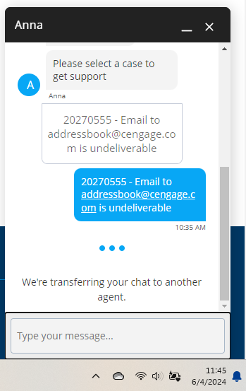 scott_pdp's tweet photo. @CengageHelp I am trying to get an update on case 20270555. In the chat, I have been stuck at the point for over an hour. Please help. https://t.co/DGmArg9K5r