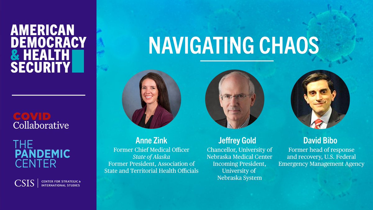 .<a href="/annezinkmd/">Anne Zink</a>, <a href="/jeffreypgold/">Jeffrey P. Gold, M.D.</a> and <a href="/davidbibo/">David Bibo</a> will join to offer solutions for the next health emergency, highlighting innovations from their COVID-19 response.