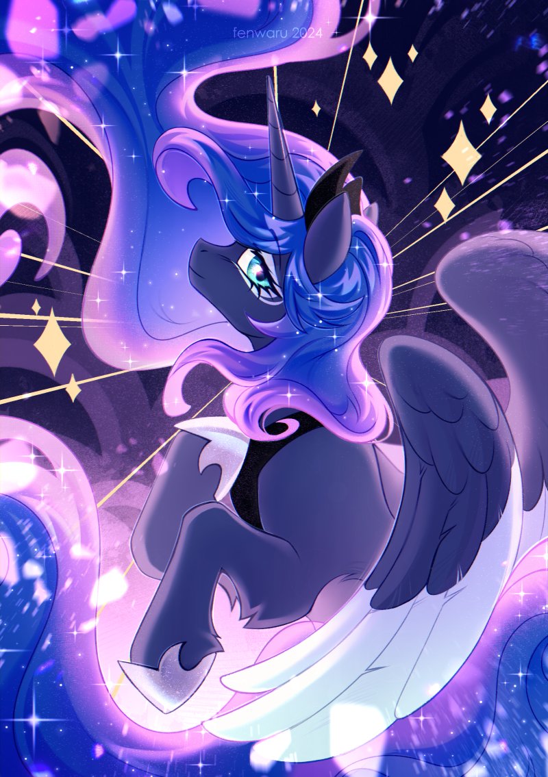 velinrius's tweet photo. Beautiful Princess Luna 🌙✨

#mlp https://t.co/bq5m65RTVX