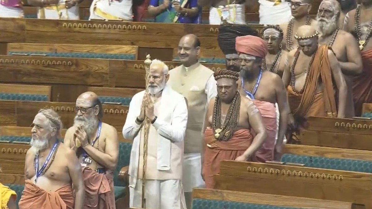 Just realized that Modi conducted a whole circus within the new parliament with the Sengol from Tamil Nadu, only to get a big fat zero here lmao.