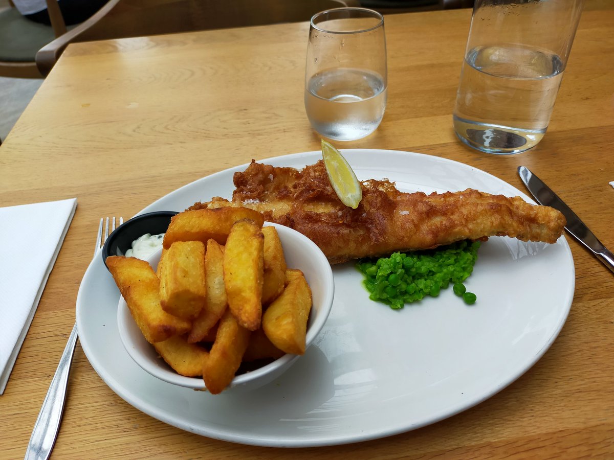 I've always wanted to eat the White Horse Brancaster and believe me the Fish and Chips was magnificent.