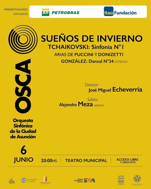 rnpy920am's tweet photo. #Paraguay920 conversamos con el 🗣️ maestro Miguel Echeverría 
⏹️ Este  jueves,  la  #OSCA brinda el concierto "Sueños de Invierno" con la dirección del maestro Miguel Echeverría y con  la participación especial de la soprano Alejandra Meza en el @TeatroMunicAsun a las 20 h https://t.co/vBfZ4xyrvc
