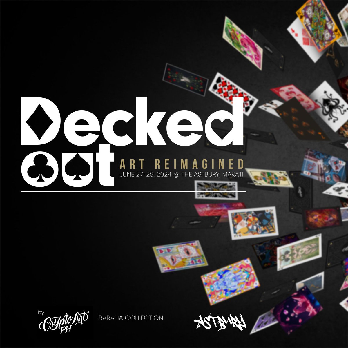 For my Littles, 

I'm one of the artists in the upcoming art exhibit organized by <a href="/cryptoartph/">CryptoArt Philippines</a>  PH on July 27-29, 2024.

Come admire my Three of Hearts and meet the artists behind the Baraha Collection. ♠️ ♣️ ♥️ ♦️

Yours Truly, 
Evie Sinclaré