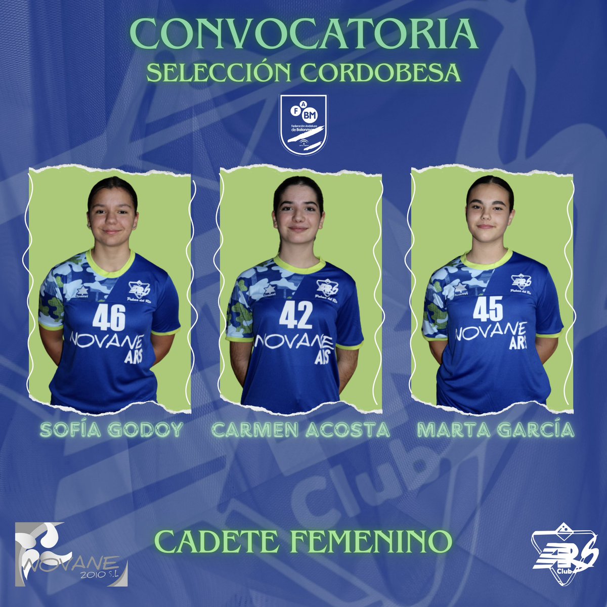 arspalmadelrio's tweet photo. π’ Β‘3οΈβ£ de nuestras cadetes #Novane2010 femenino, convocadas con la @Fabm_Cordoba !
π #CarmenAcosta , #SofΓaGodoy y #MartaGarcΓa se unen a la lista de seleccionadas, en la que este fin de semana hemos tenido a 5οΈβ£ jugadores de nuestro cadete #Agityres masculino
π΄βͺοΈ https://t.co/YMJUYEoEAg