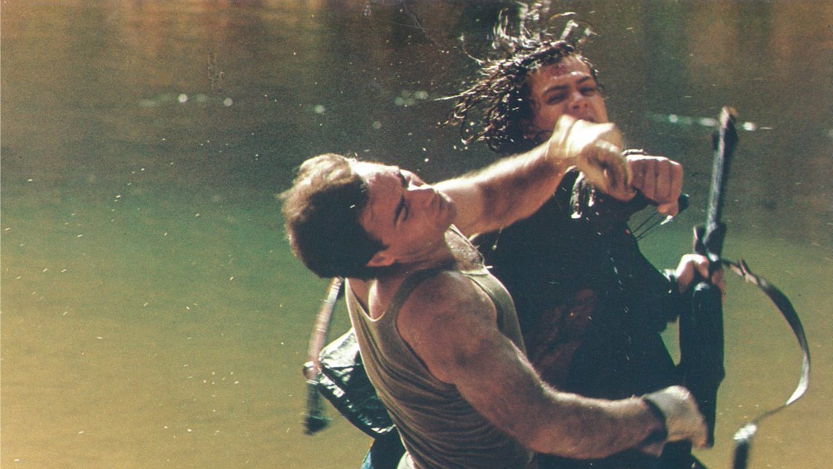 RanesHook's tweet photo. #ToughGuyTuesday - THUNDER WARRIOR (1983) - In this blatant Italo-ripoff of FIRST BLOOD, indigenous badass #MarkGregory declares war on local bullies who desecrated his people's sacred land! https://t.co/DSs3rYUeD0 https://t.co/AmAUSeFC5P