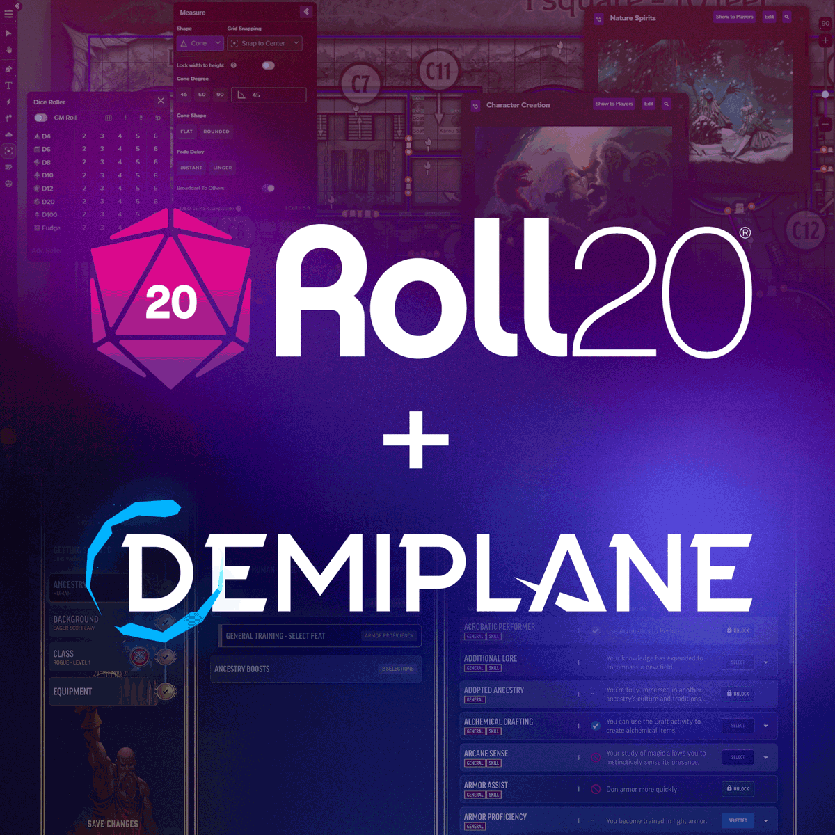 DemiplaneRPG's tweet photo. We're incredibly excited to share that we've been acquired by @roll20app, and will be joining the likes of @DriveThruRPG and @dungeonscrawl_ as products powered by Roll20. Read more about it here: https://t.co/3RpajBeUXq

And some answers to common questions below... 🧵 https://t.co/tDLX3T4Ma9