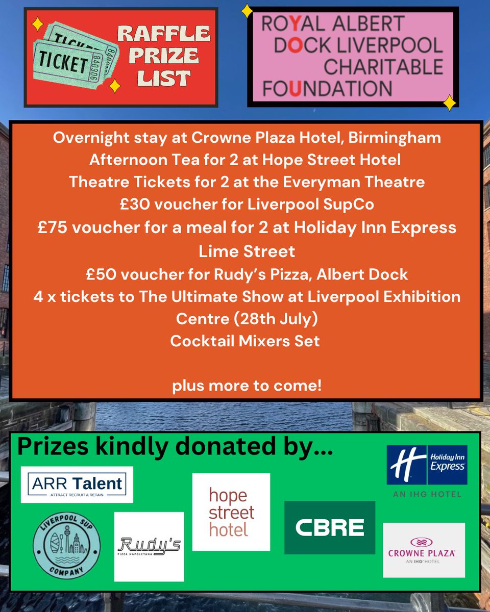 Albert Dock Charity tweet media