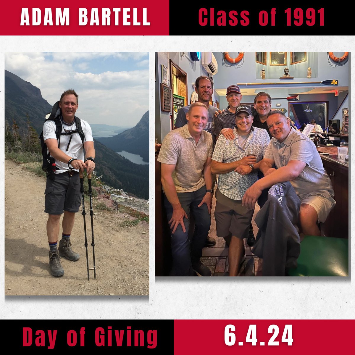 Adam Bartell ’91 has generously offered to donate up to $5000 for Any gift that comes in from alums of the 90s (classes of 1990-99) will be matched at 1 ½ times their gift…$100 will receive a $150 match and for any new donor matching it dollar for dollar. bit.ly/4bFphIj