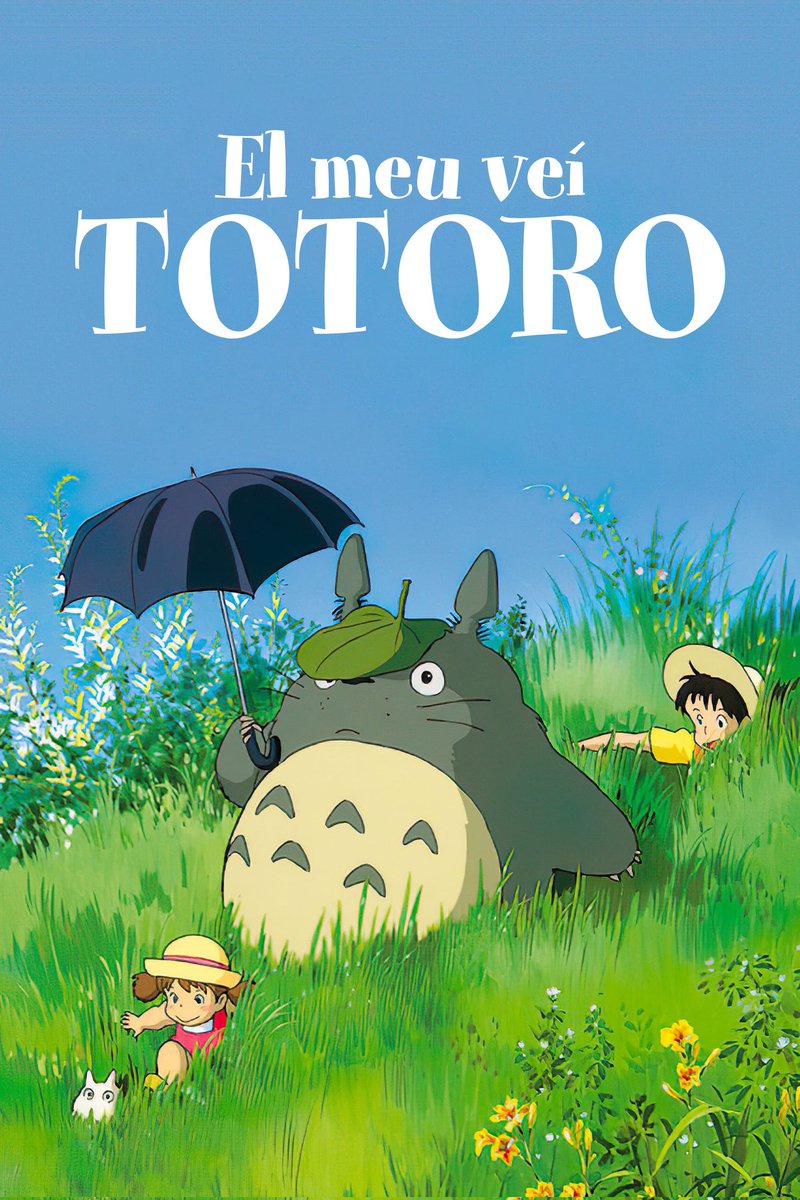 _catseries's tweet photo. EP! La programació del @SomSX3 confirma que les pel·lícules Ghibli que s'emetran la nit de divendres a dissabte, es reemetran al canal infantil. 'El meu veí Totoro', per exemple, es podrà veure el dissabte 8 a les 15.30. Feu-ne moltíssima difusió. https://t.co/OpNNgCR31a