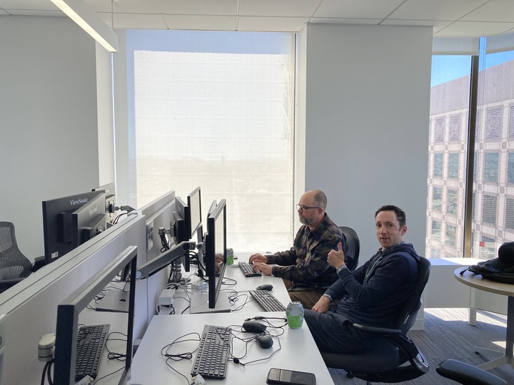 Last week I coded with <a href="/tylerschultz/">tyler</a> for the first time since 2007! So much fun to get into the details of customer projects at <a href="/mech_orchard/">Mechanical Orchard</a>.
