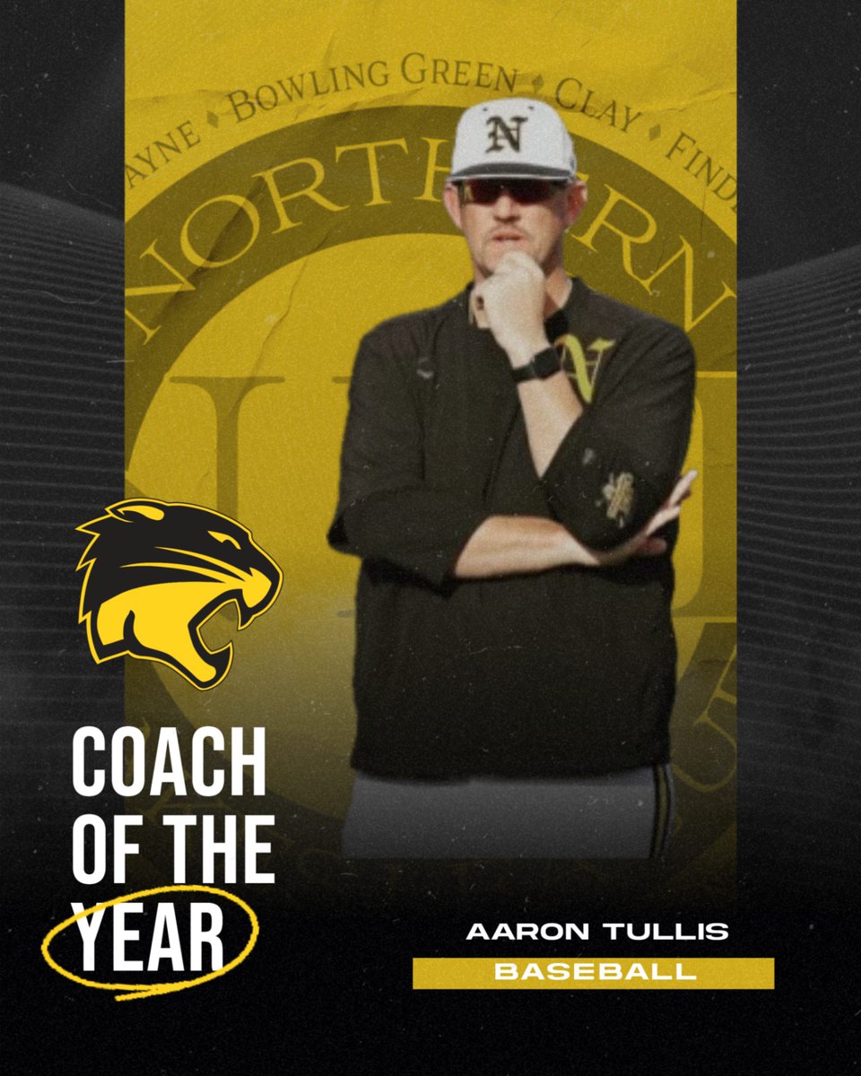 Congratulations Coach Tullis - 2024 NLL Buckeye Division Baseball Coach of the Year!