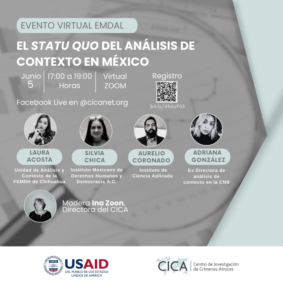 CICANET_'s tweet photo. 📣Únete al evento “El statu quo del análisis de contexto en México", que llevamos a cabo en el marco del curso #EMDAL 

Exploraremos los alcances y desafíos de esta metodología. 

📅Miércoles 5 junio
🕔17:00 Horas
💻Zoom

Registro: https://t.co/Emt3HiDMkQ https://t.co/VdSrgt6KrX