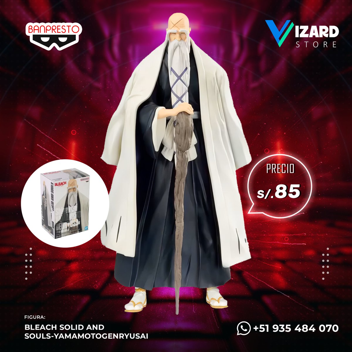 VizardStore's tweet photo. ⚔️ ¡Los shinigamis de ☠️ Bleach llegaron a Vizard Store! ⚔️
✨ Colección Banpresto
📦 Realizamos envíos a todo el PERÚ por Olva Courier o Shalom (Se gestiona con el cliente)
📦 Entregas en estaciones del tren (previa coordinación)
Pedidos al WhatsApp +51 935 484 070 https://t.co/O0EpmM2jro