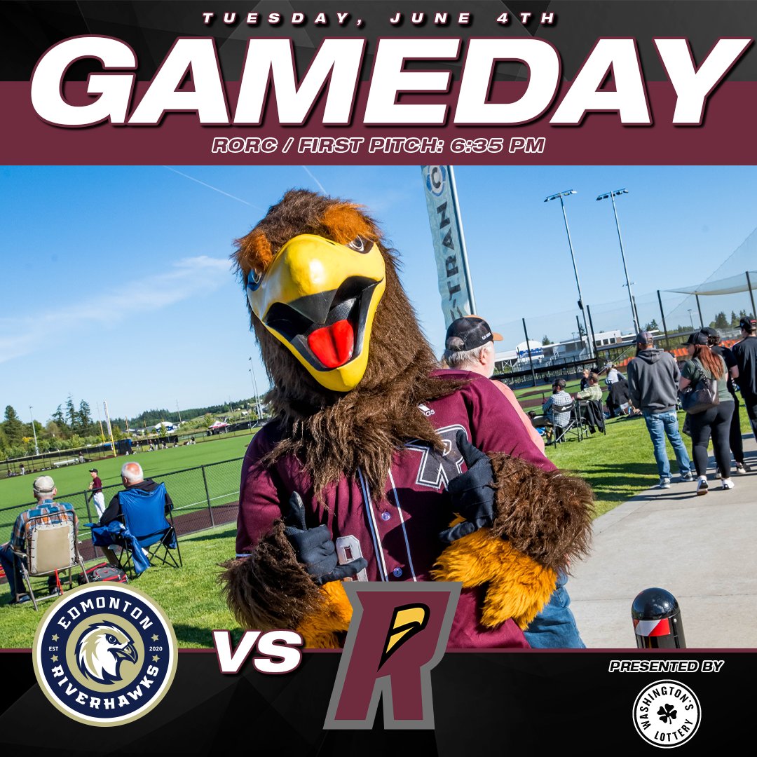 RRaptorsBB's tweet photo. Join us for the first $3 Tuesday of the season presented by @WALottery! 🍀⚾

📍: RORC
🆚: @EdmRiverhawks
⏰: First pitch 6:35
🎟️: https://t.co/5pisvbBV0p
📺: https://t.co/SOcdhw4SPr
📻: Listen LIVE on https://t.co/eySTUDnsW0 https://t.co/9MgOspfpYW