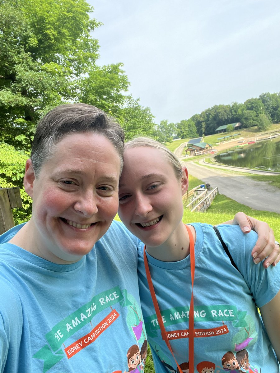 KidneyMDAmy's tweet photo. Tired body (tired everything) but full heart as we wrap up @NKFofIndiana Kidney Camp 2024 today. Especially grateful to my @RileyChildrens and @IUMedSchool colleagues and friends &amp; am so glad to have shared this experience with my kid, here as a Little Girls’ Cabin counselor. https://t.co/Ez3Edtu1yN