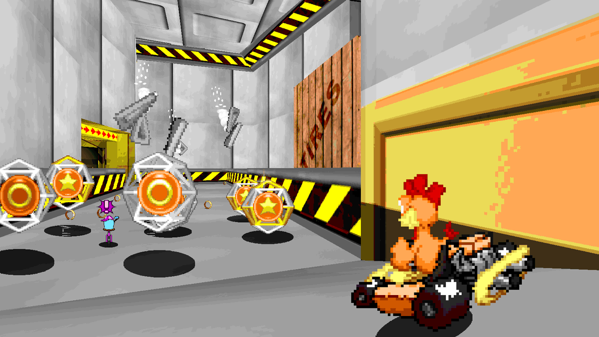 crayoola's tweet photo. #RingRacer map workshop WIP - Fabrikenzone

a factory for kart production. the former owner long abandoned this place, and it didn't help the instruction manuals were written in german. tails somehow made this place work again for this short 3 lapper course, but it wasn't easy. https://t.co/SfWV4FHwSJ