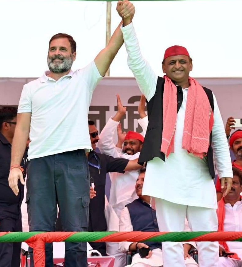 bhuwan08's tweet photo. Absolute stars of the day! This is the making of the new India to come. @RahulGandhi @yadavakhilesh #लोकसभा_आमचुनाव_2024 #loksabhaelctionsResults2024 https://t.co/tm9y3Rjk0n