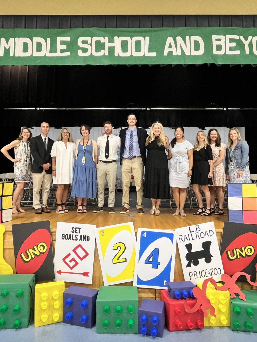 Moving Up Ceremony for my 5th graders!! Middle School here they come! 

With a huge shout out to my AMAZING team for putting together an incredible celebration for our kids &amp; families! 

#FifthGradeRocks #TogetherWeCan