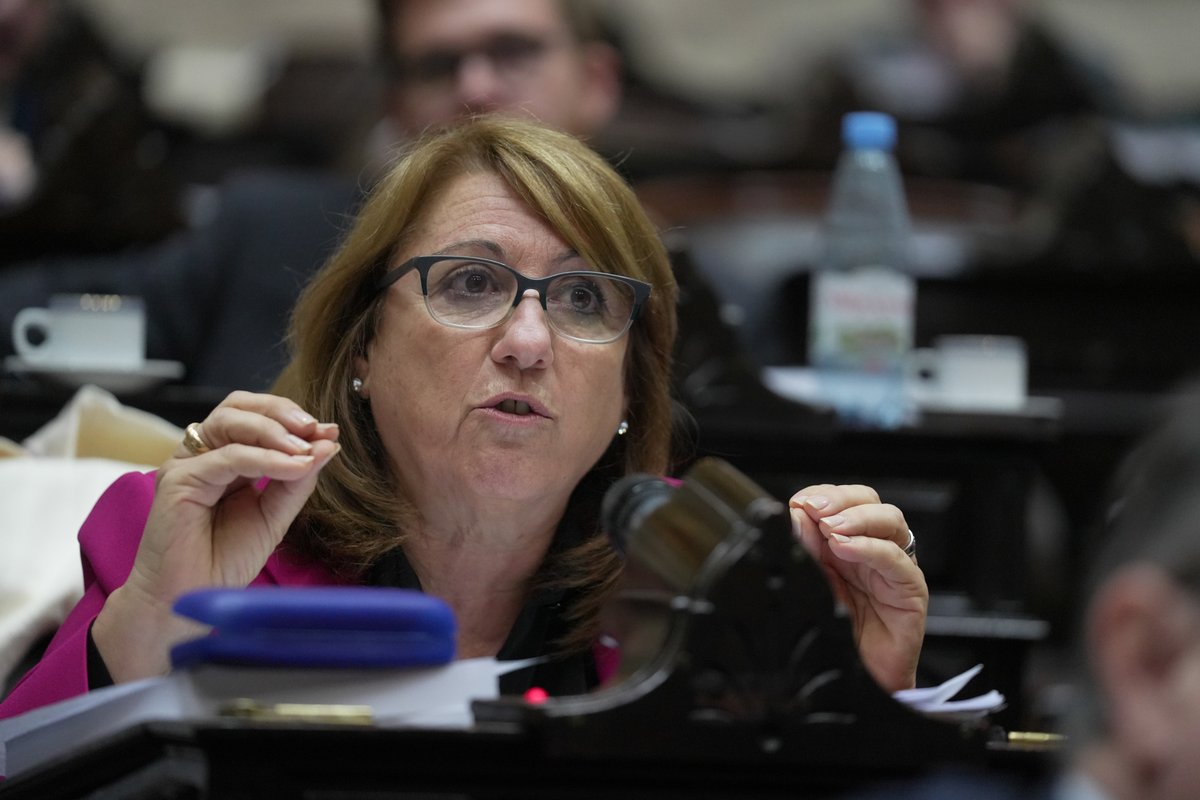 BloqueDipPS's tweet photo. NO HAY PLATA PARA ALGUNOS, SI HAY PLATA PARA OTROS
Lo planteó en @DiputadosAR, @MonicaFein, al denunciar la discriminación en los subsidios al transporte: todo lo recaudado va a las empresas del AMBA. Por eso, el boleto en el interior está alrededor de $1000 y en el AMBA $300. https://t.co/ax2oy92Rdw