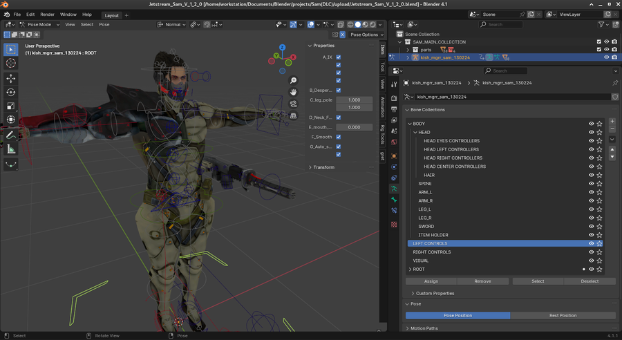 Samuel "Jetstream Sam" Rodrigues (Metal Gear Rising: Revengeance)  

Custom Rig for blender 4.1

open3dlab.com/project/002354…