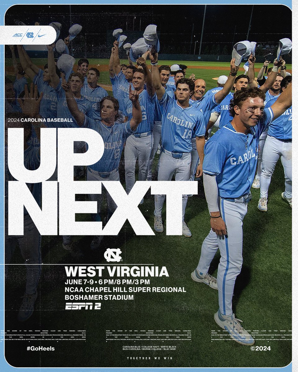 DiamondHeels's tweet photo. See ya Friday! 👋 

#GoHeels x #RoadToOmaha https://t.co/oYxe48zhFz
