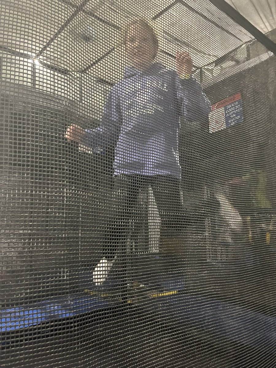 A very energetic aeroball session this afternoon.